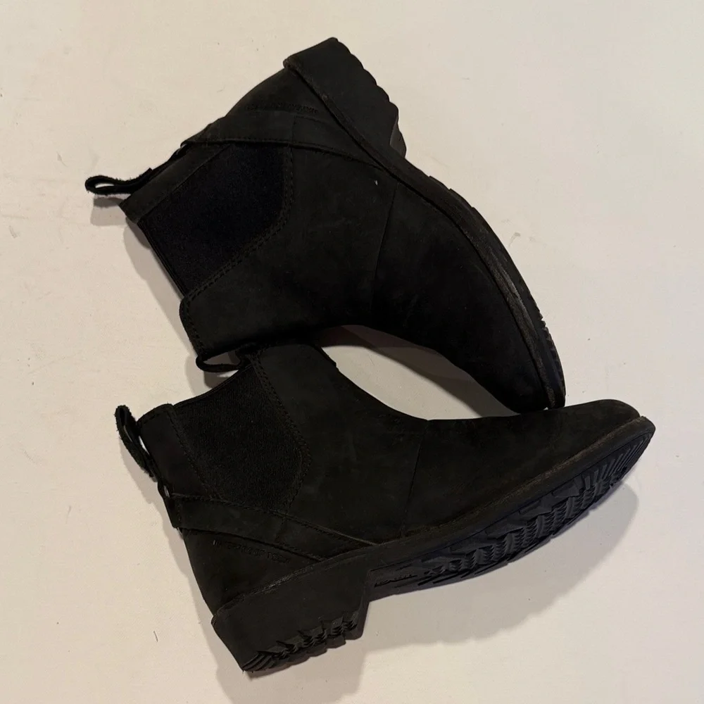 Teva Black Suede Ankle Boots